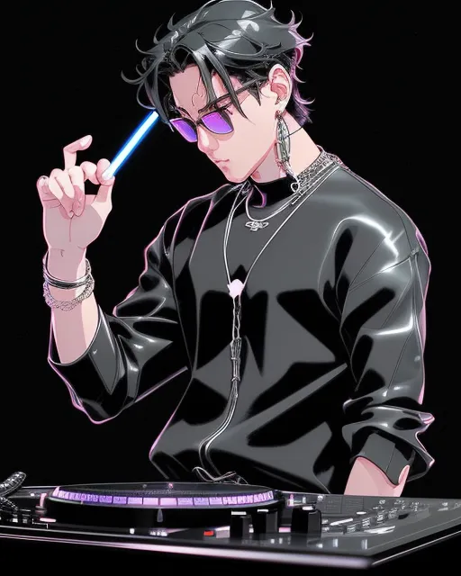 A dj in the club