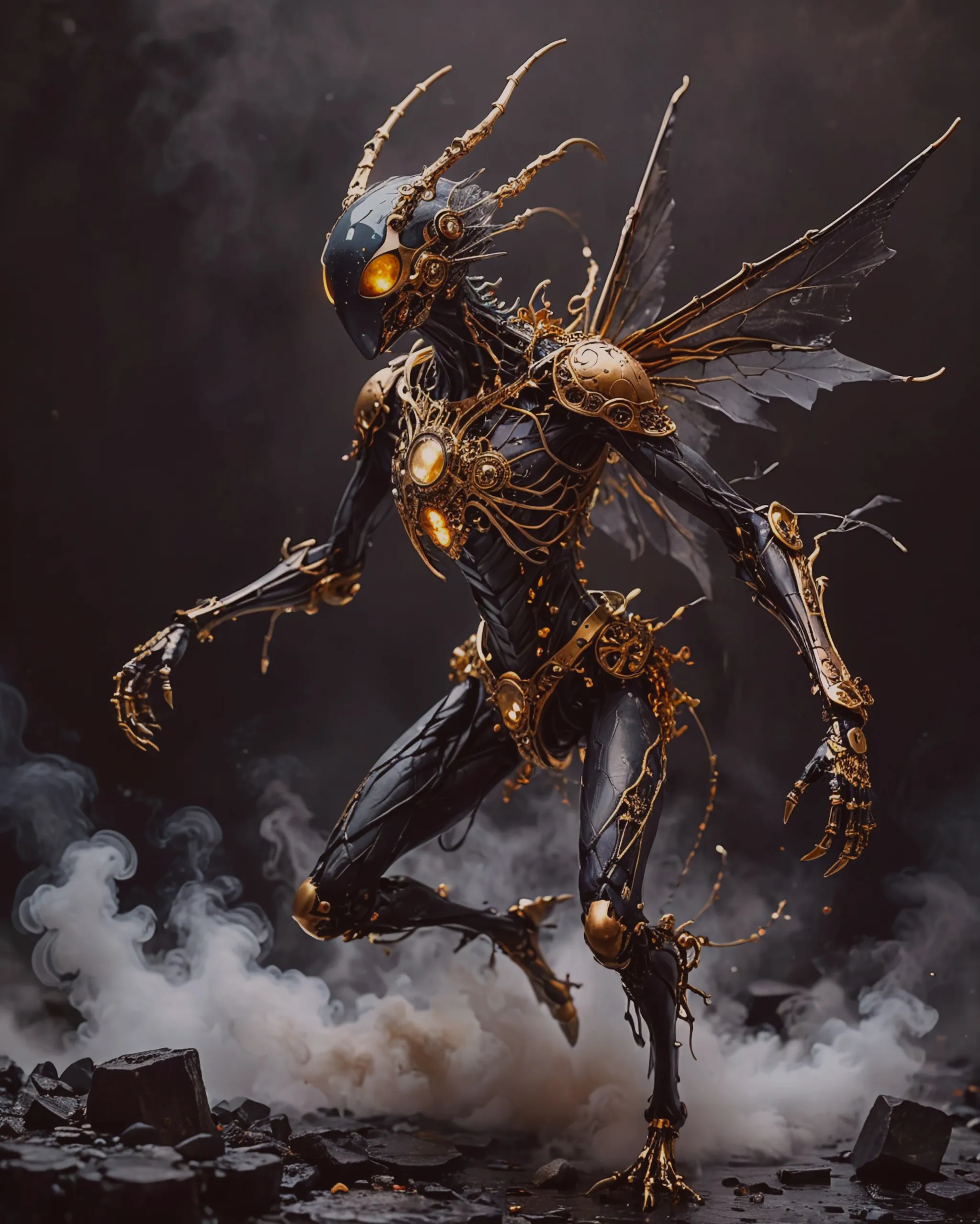 A small creature emerges from its - Free AI Photo Generator - starryai