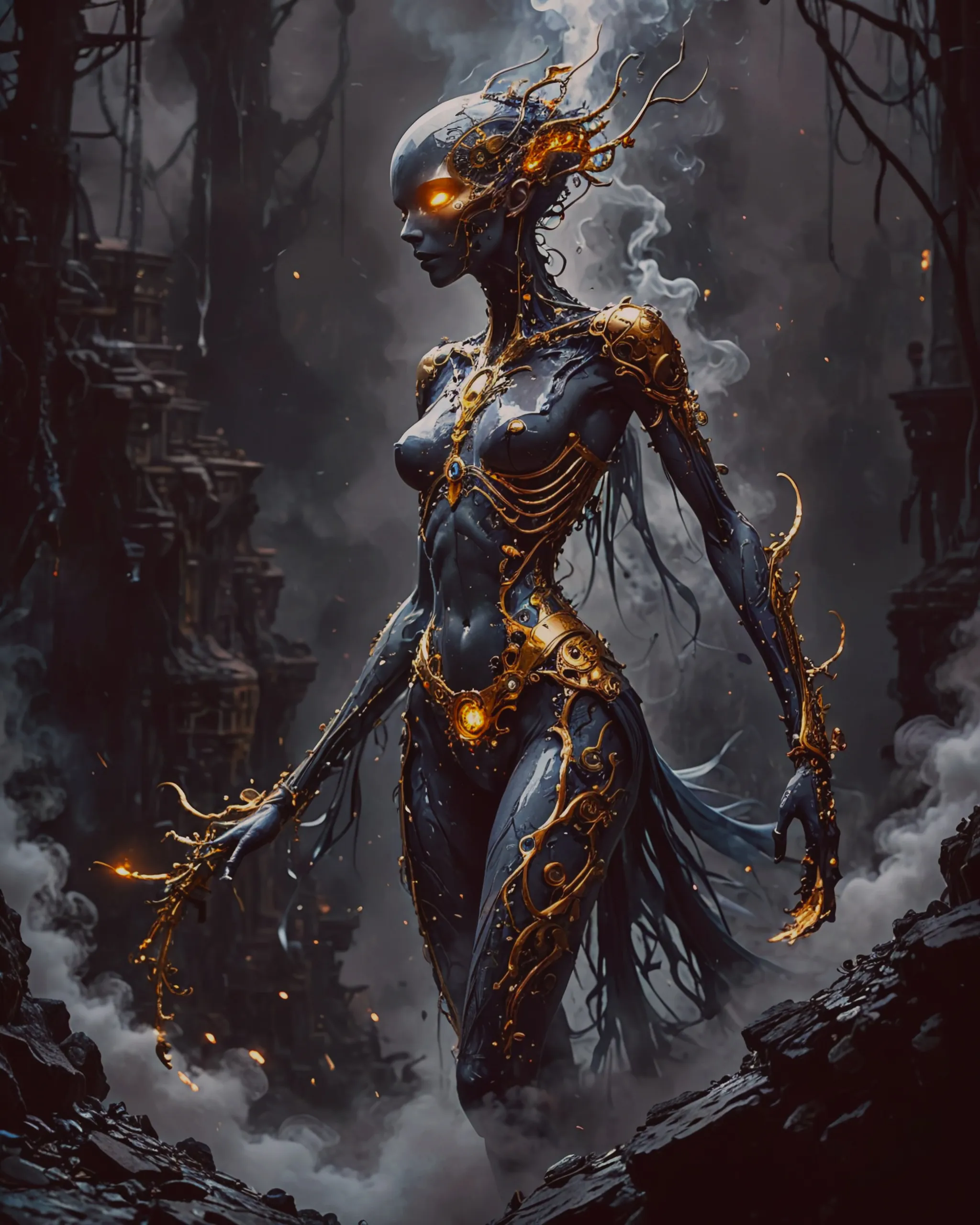 A small creature emerges from its - Free AI Photo Generator - starryai