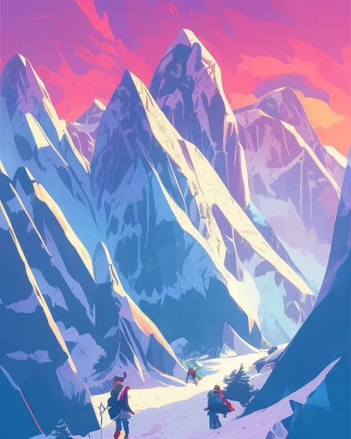 Mountain adventures - Free AI Photo Generator - starryai