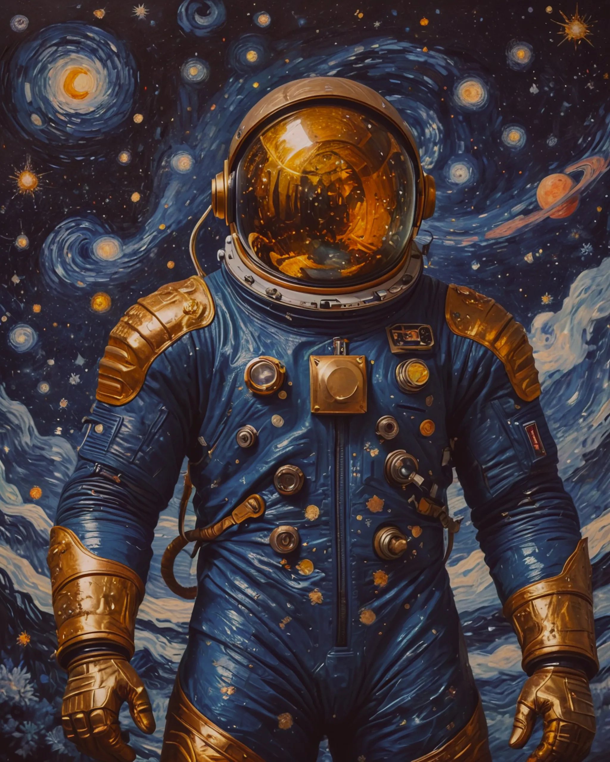 Vincent van gogh dressed as style - Free AI Photo Generator - starryai