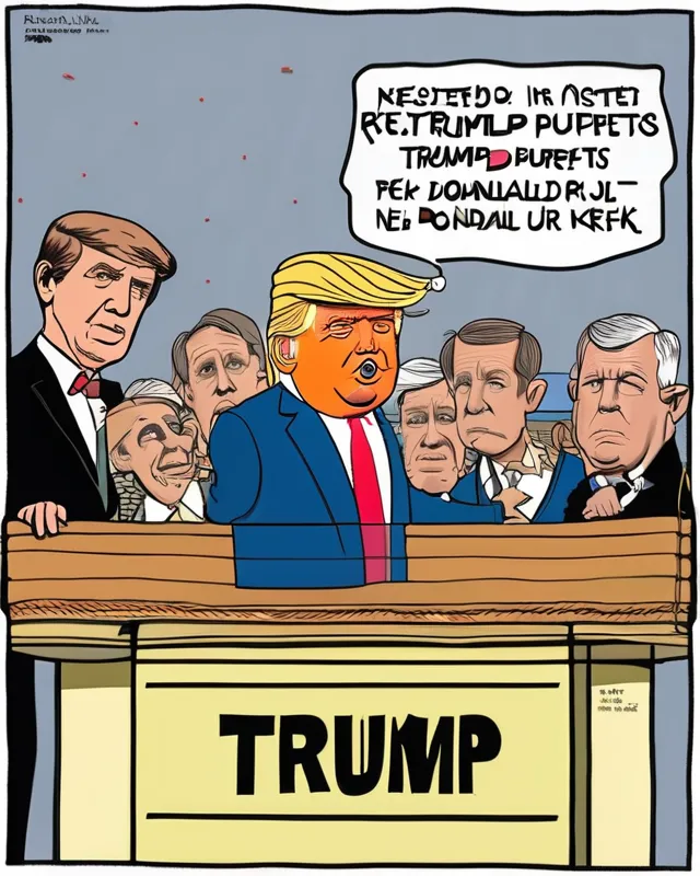 I'm handy in an unhappy happy   (Andy Capp UK Cartoon) kinda way on (a conspiracy of circumstances with 1 (traditional (animatronic set of (9 (8 (7( 6( 5( 4( 3( 2( 1 (Donald Trump   RFK JR nested puppets)))))))))))); wearing Savile Row suits; ALL carrying placards saying "Calm Down", "Everything in moderation" & 'ONLY preferably simultaneously!"!