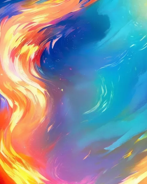 sun a spiral bright many colors, - Free AI Photo Generator - starryai