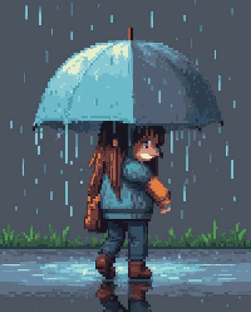 I'm only happy when it rains! - Free AI Photo Generator - starryai