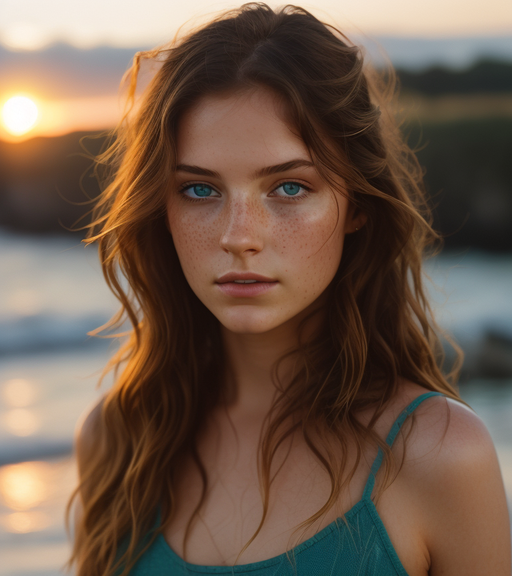 image portrays a close-up a young - Free AI Photo Generator - starryai