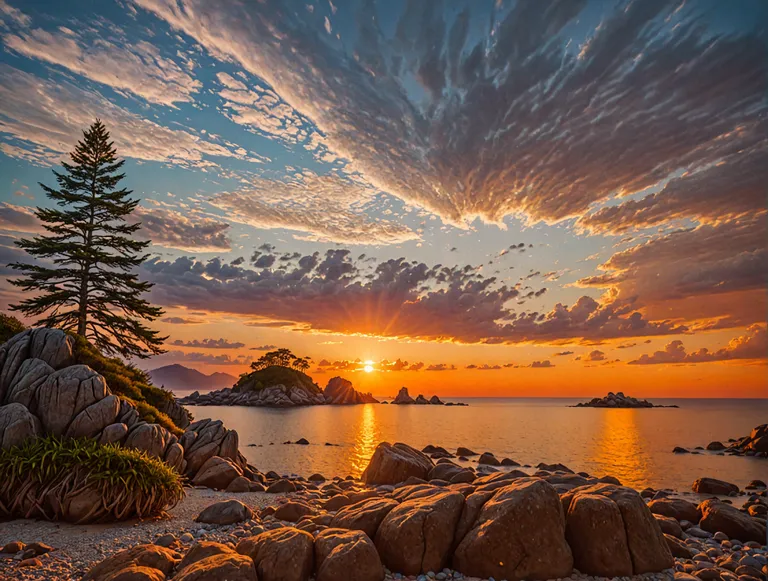 A breathtaking coastal landscape - Free AI Photo Generator - starryai