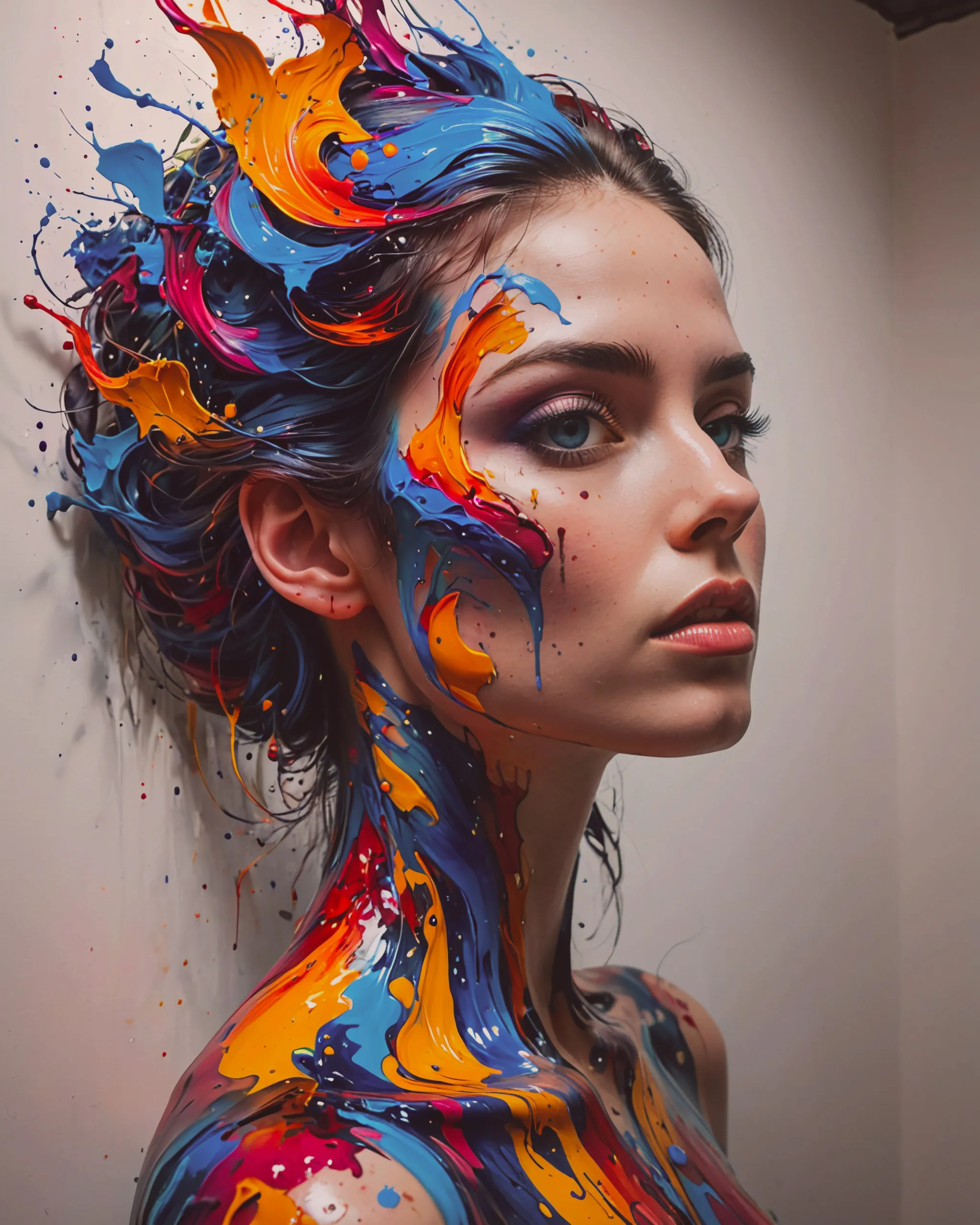Little little colorful ink has my - Free AI Photo Generator - starryai