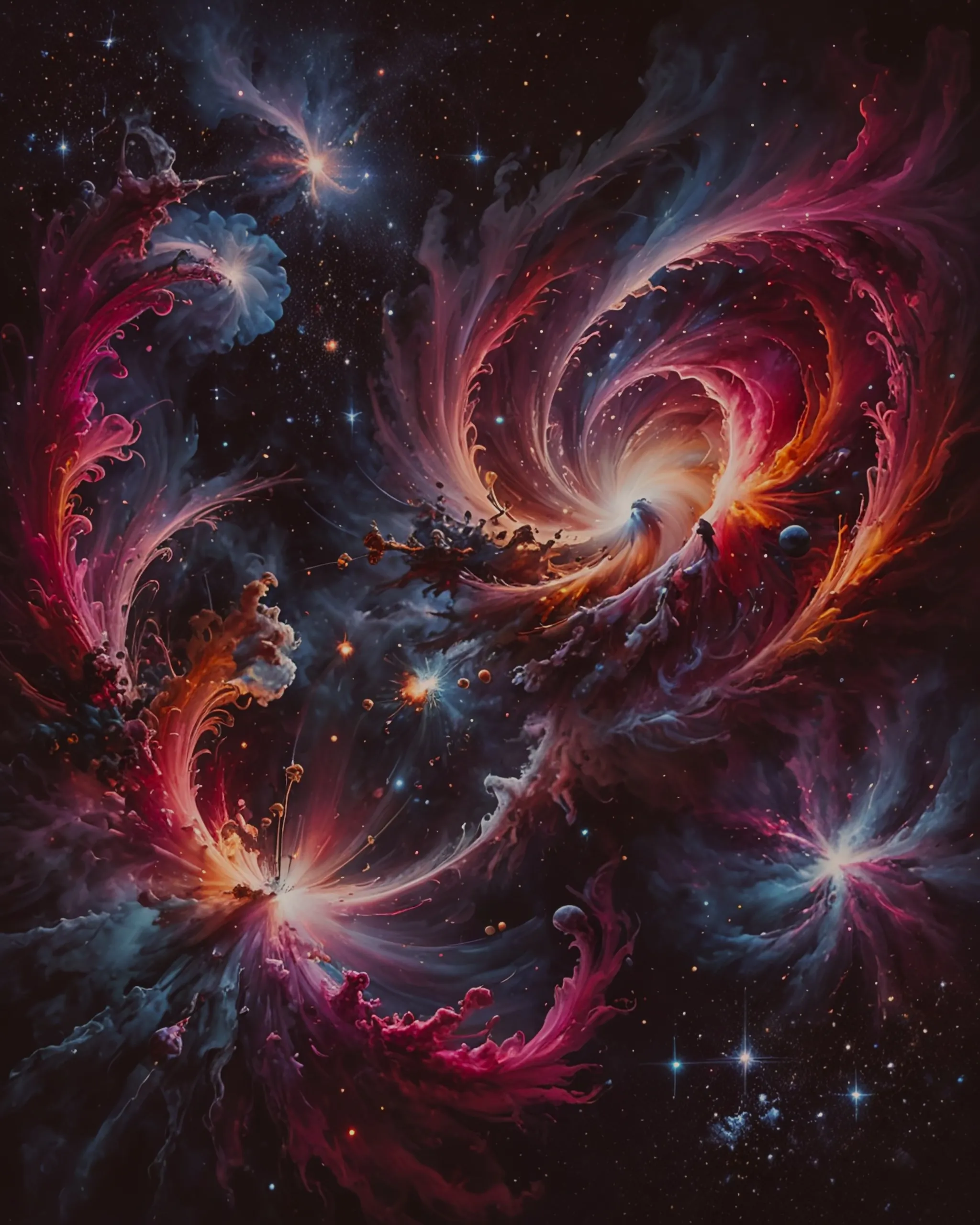 A big purple universe - Free AI Photo Generator - starryai