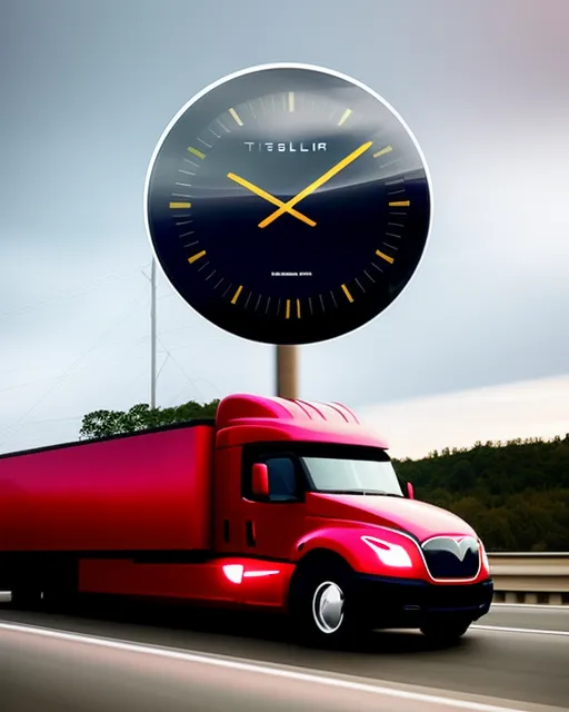 clock levitating above a tesla on - Free AI Photo Generator - starryai
