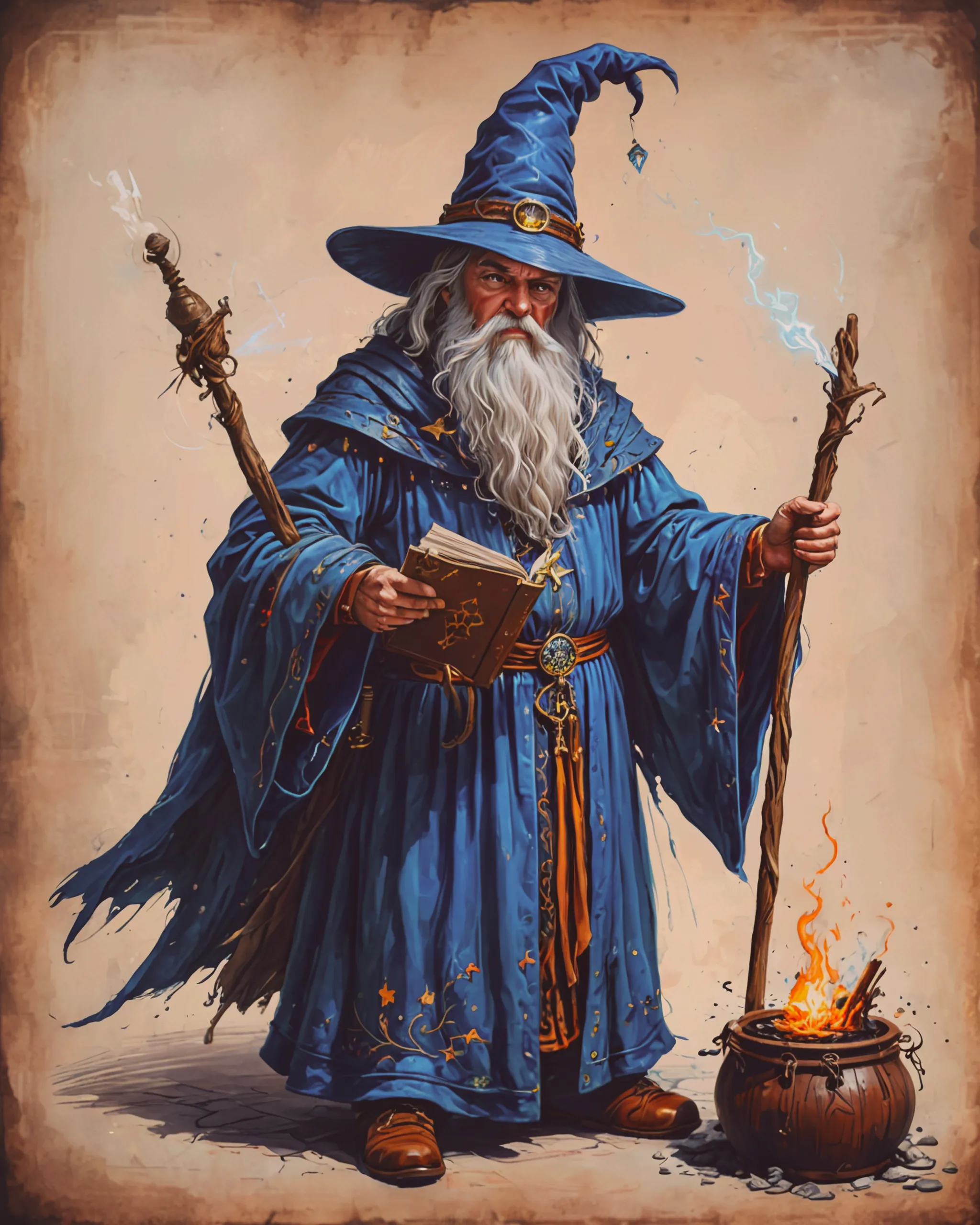 Wizard Draws - Free AI Photo Generator - starryai