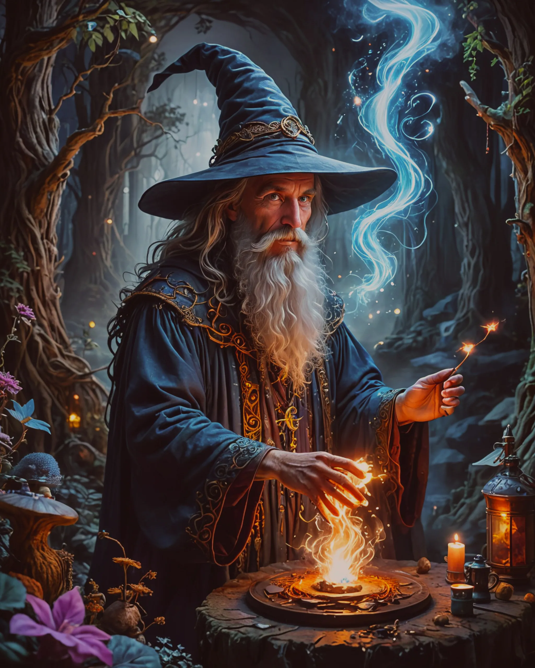 wizard art, expressive - Free AI Photo Generator - starryai