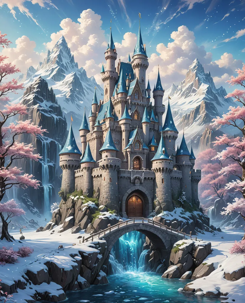 Create a castle as extravagant, - Free AI Photo Generator - starryai