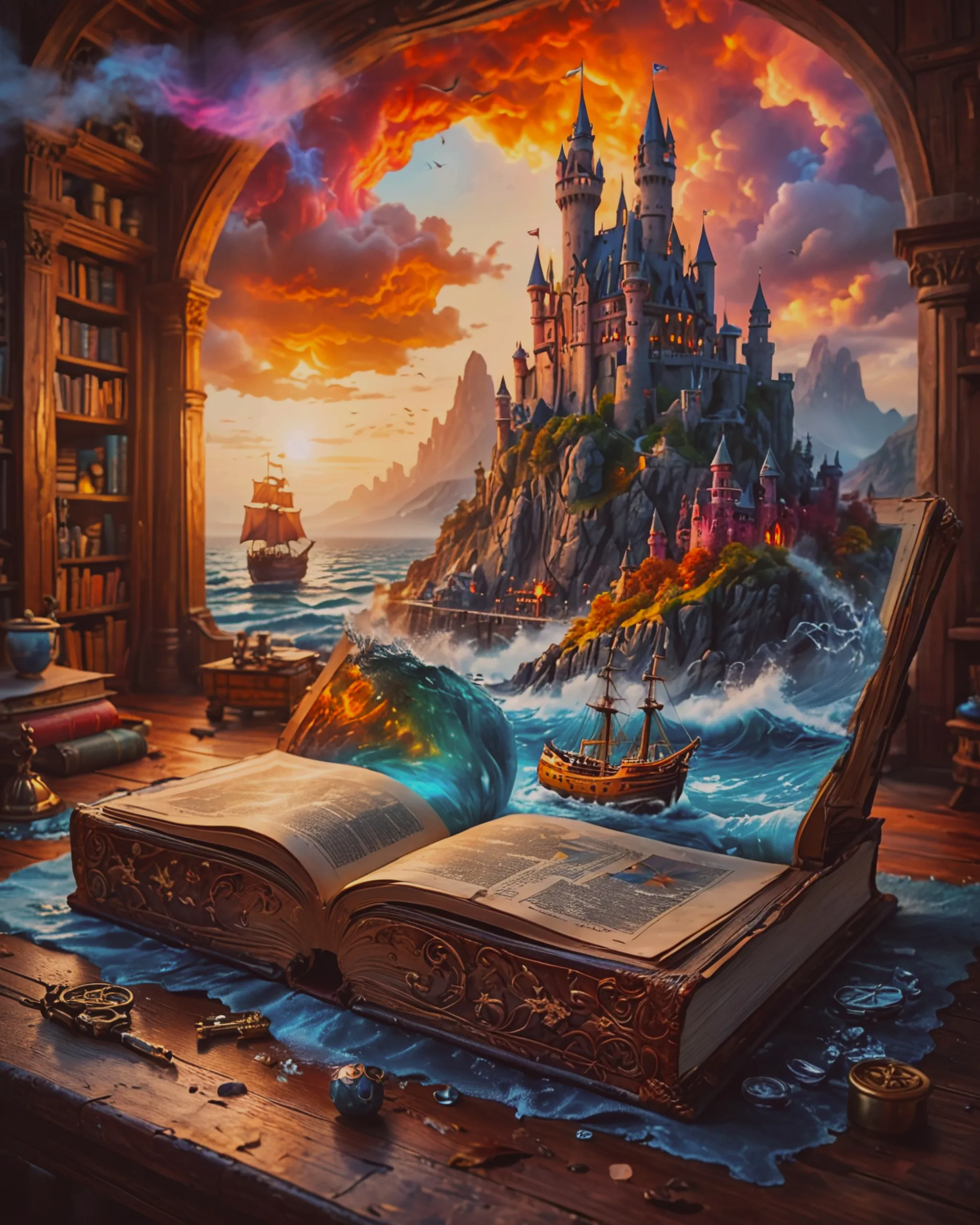 A magical, storybook fantasy from - Free AI Photo Generator - starryai