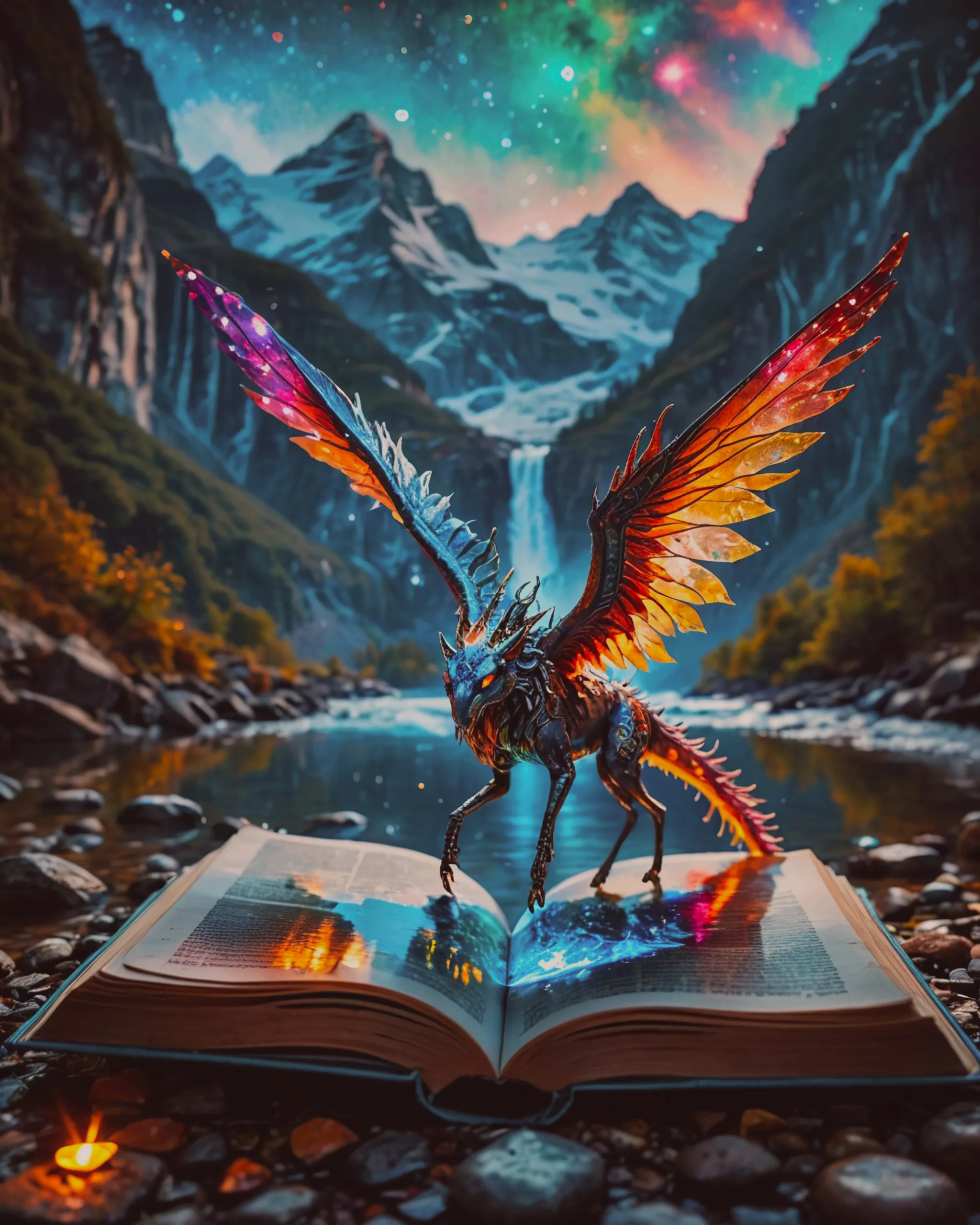 A book mysteries unfolding which - Free AI Photo Generator - starryai