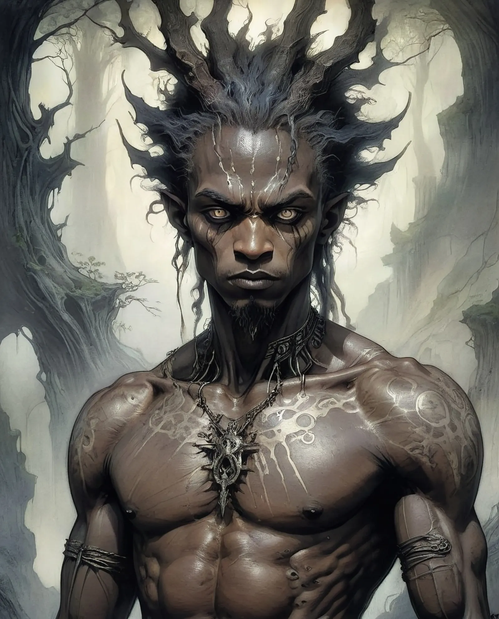 Alan Lee, Arthur Rackham, Stephen - Free AI Photo Generator - starryai