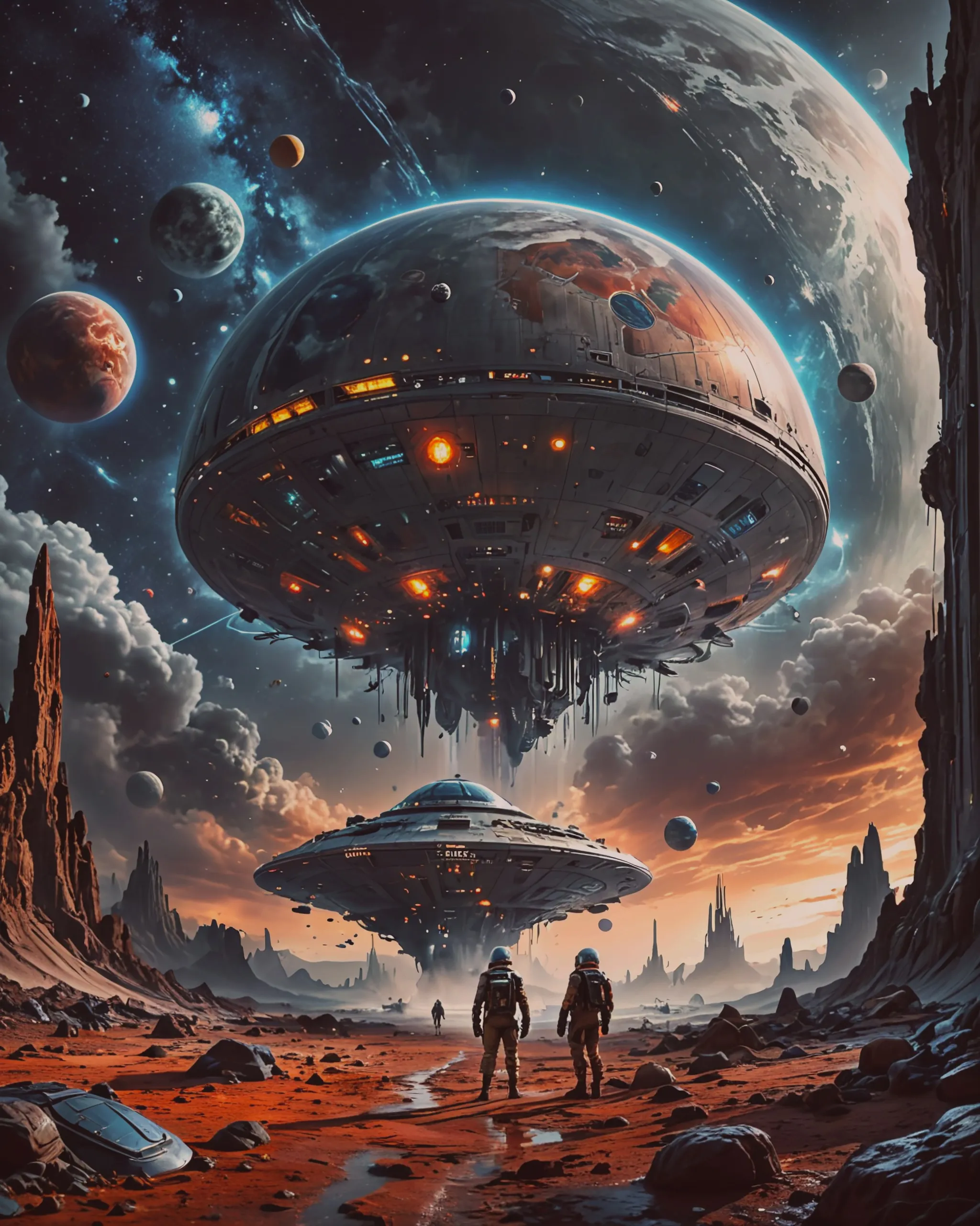 A surrealistic digital painting - Free AI Photo Generator - starryai