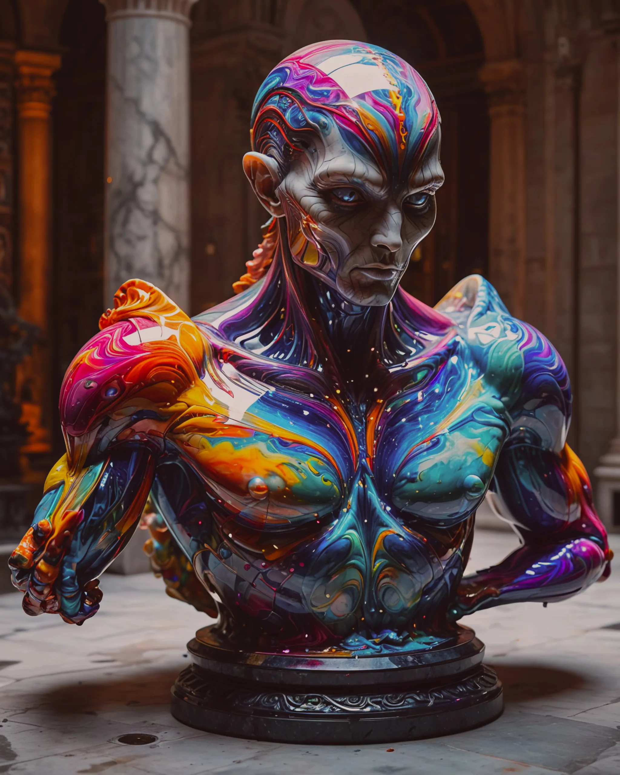 Alien Art - Free AI Photo Generator - starryai