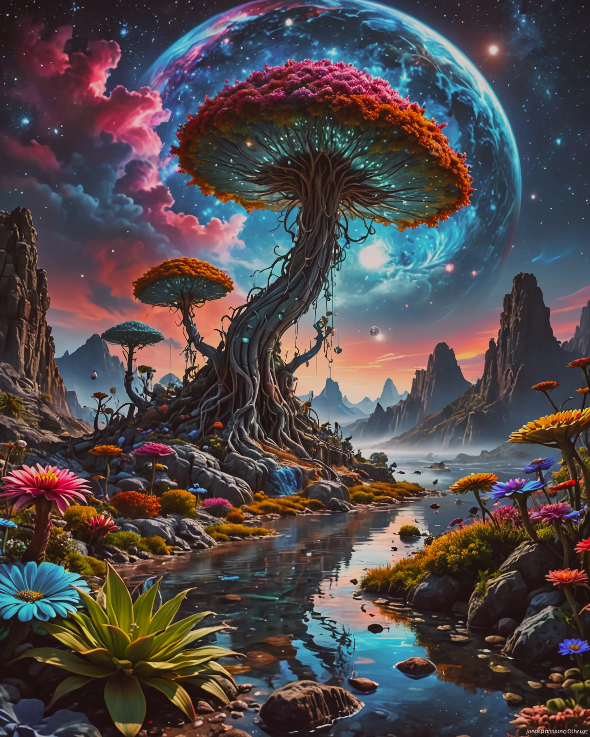 Treeshrooms - Free AI Photo Generator - starryai