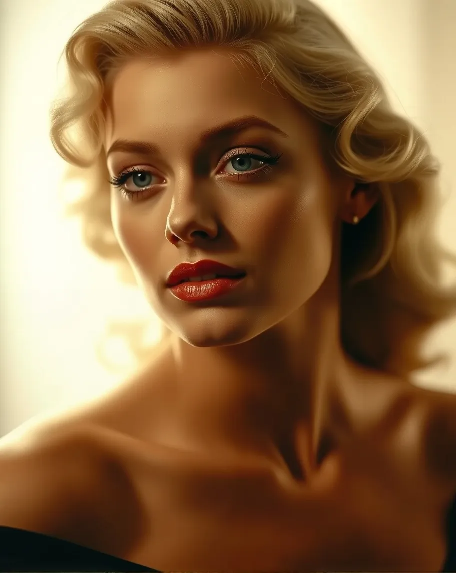 It's a classic glamor portrait - Free AI Photo Generator - starryai