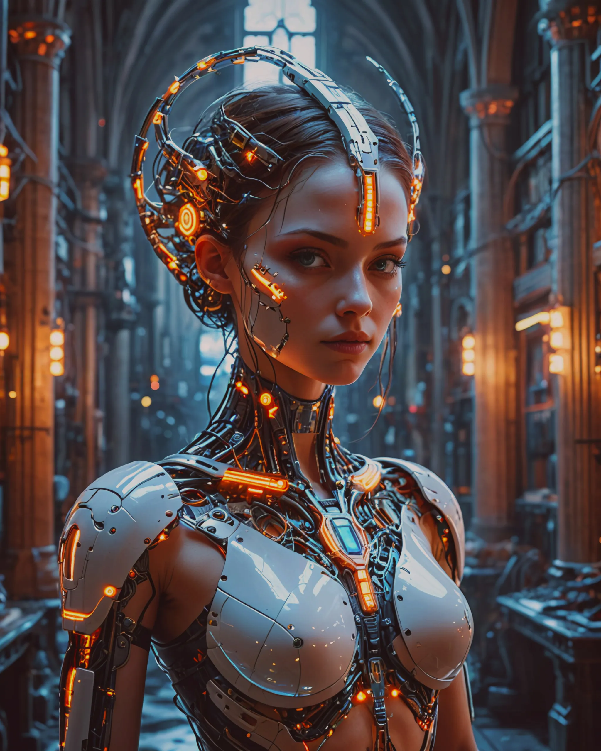 Cybernetic judgment in the church of the machine 