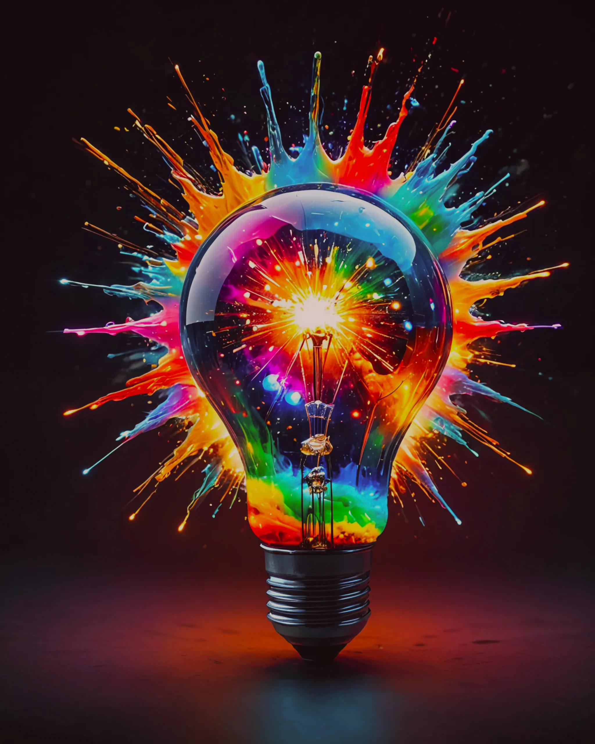 Spark creativity. Colorful. light - Free AI Photo Generator - starryai