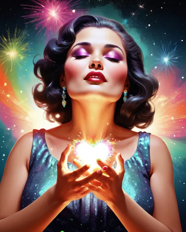 Mother earth hands out love - Free AI Photo Generator - starryai