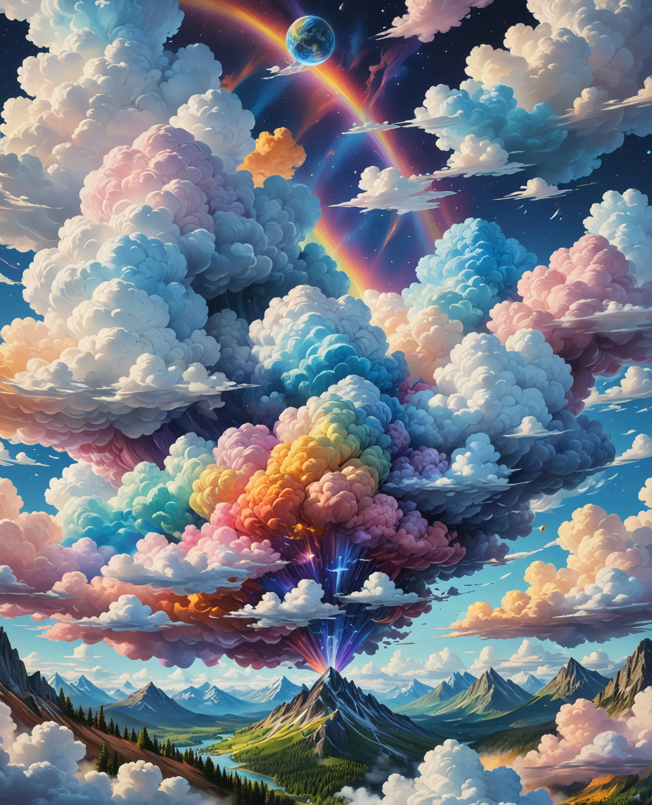 Clouds - Free AI Photo Generator - starryai