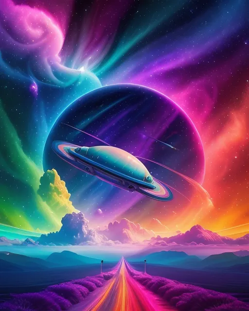 Voyage of Colors through space