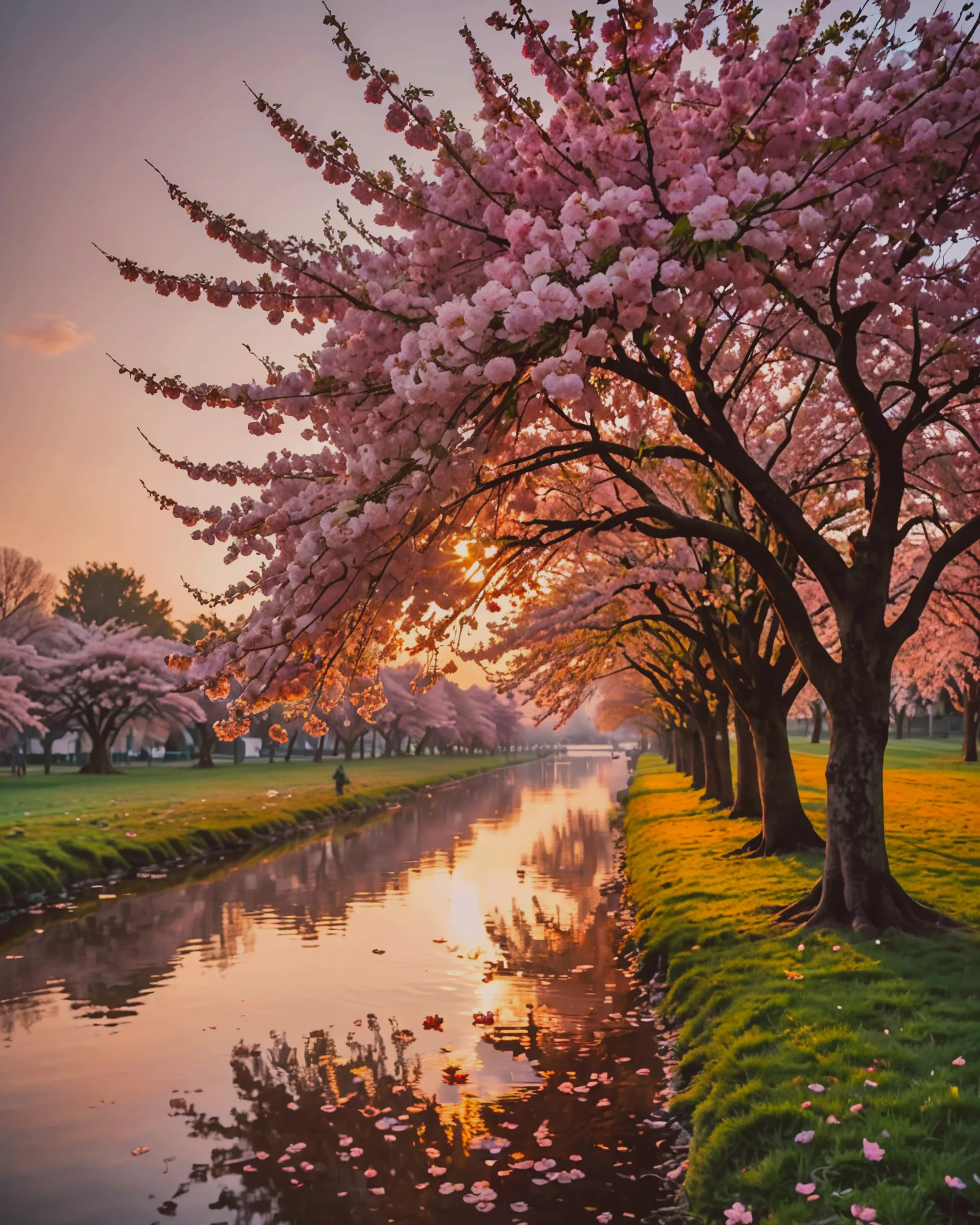 A tranquil morning scene a serene - Free AI Photo Generator - starryai