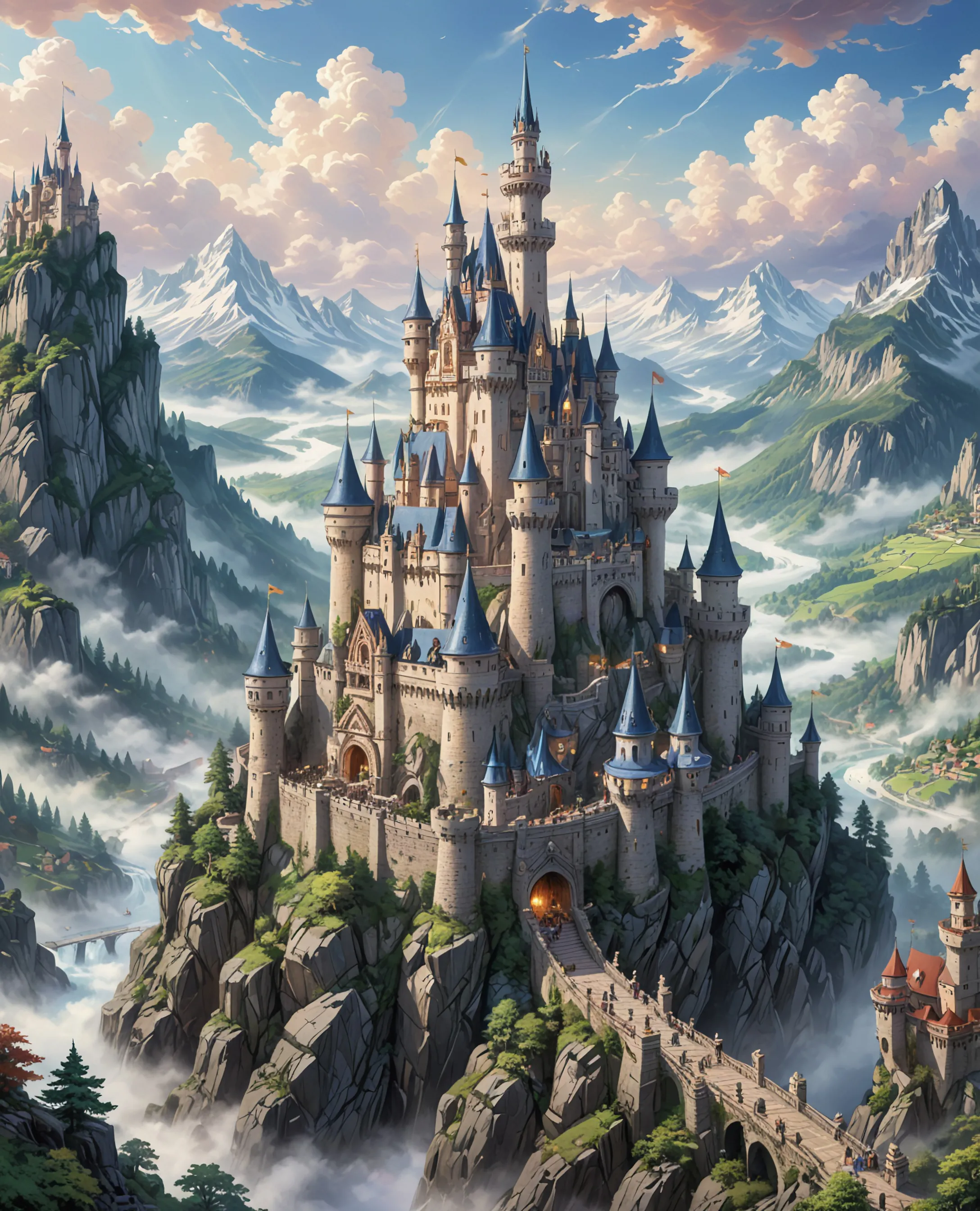 a beautiful castle a coronation - Free AI Photo Generator - starryai