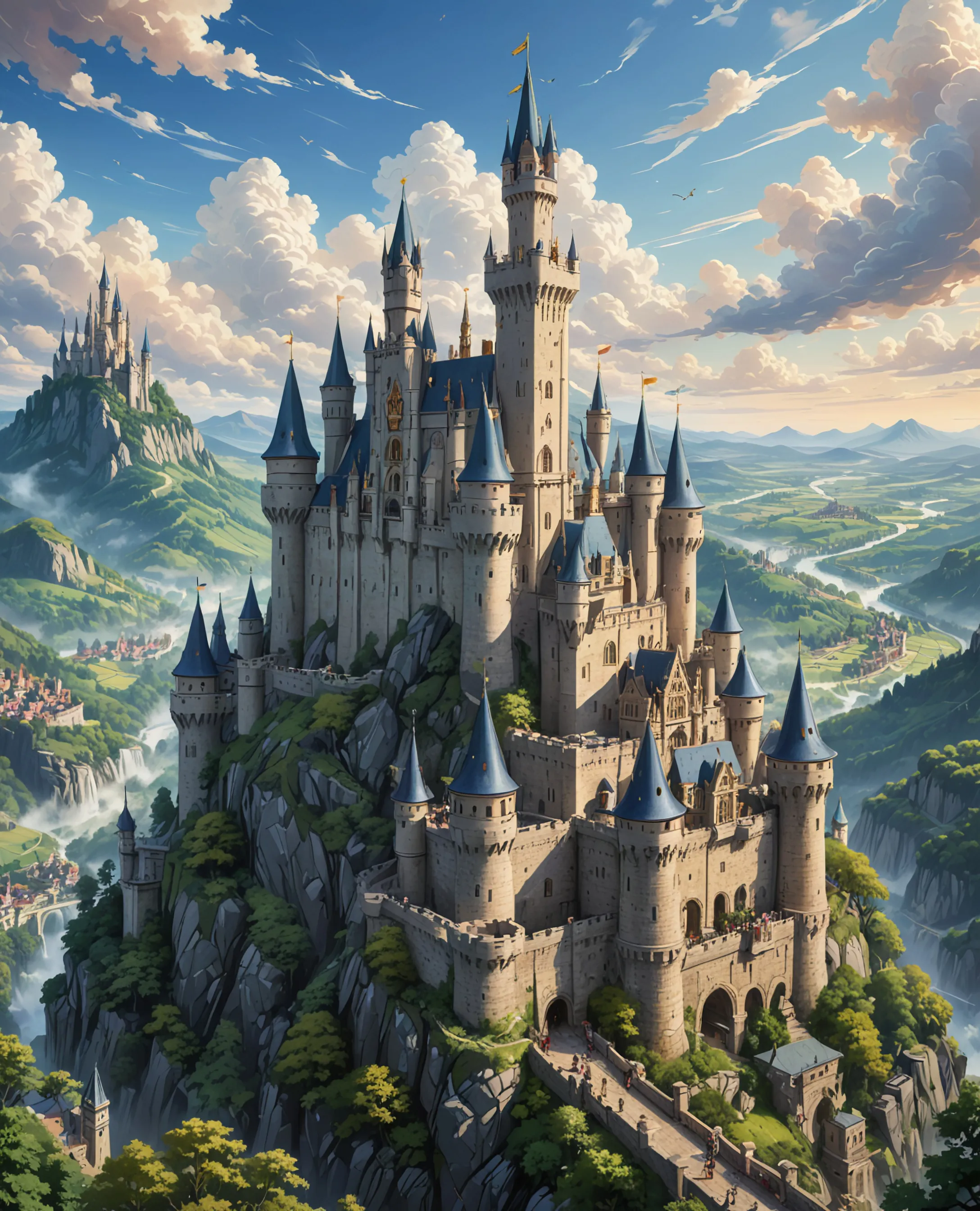 a beautiful castle a coronation - Free AI Photo Generator - starryai