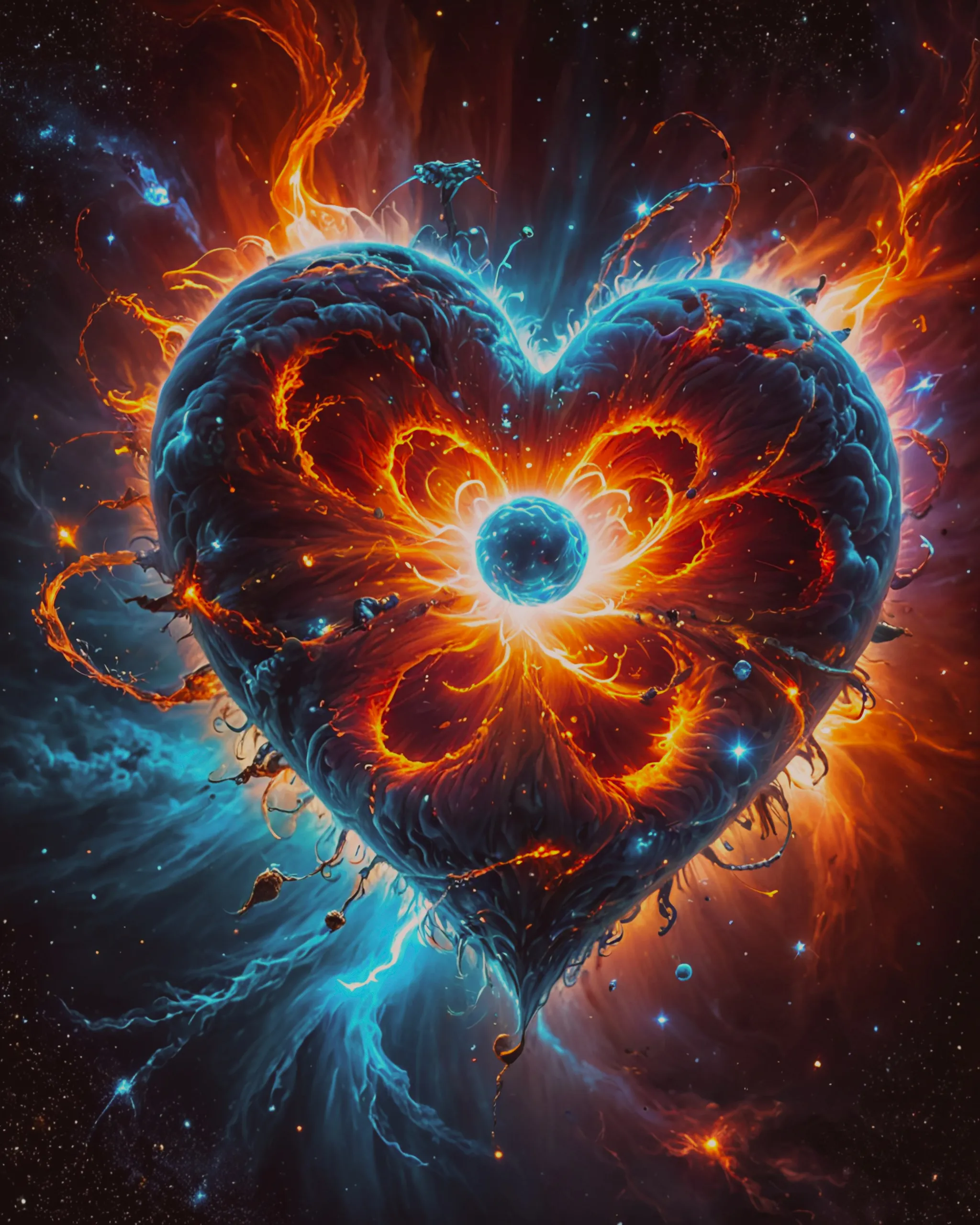 A cosmic monster - Free AI Photo Generator - starryai