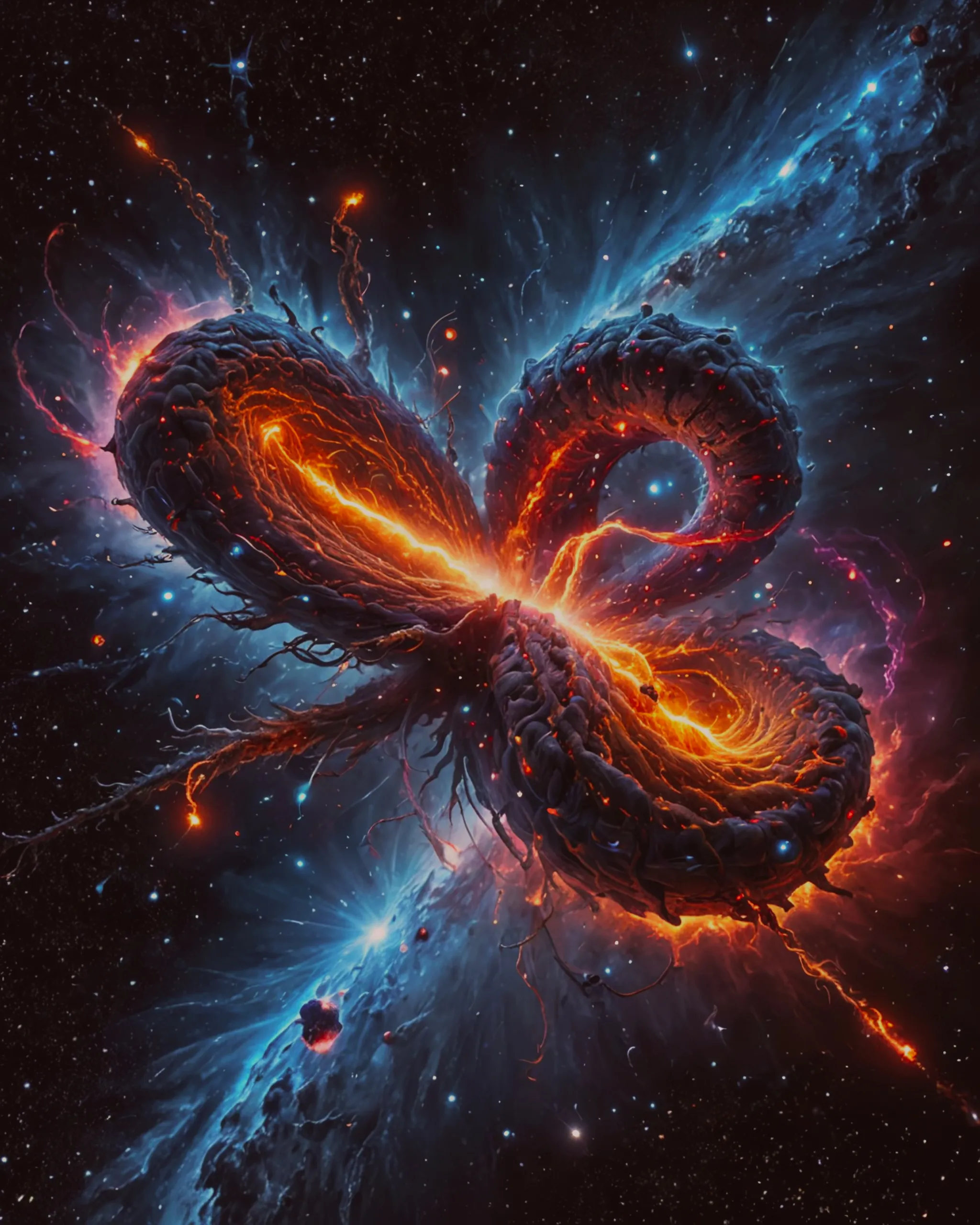 A cosmic monster - Free AI Photo Generator - starryai