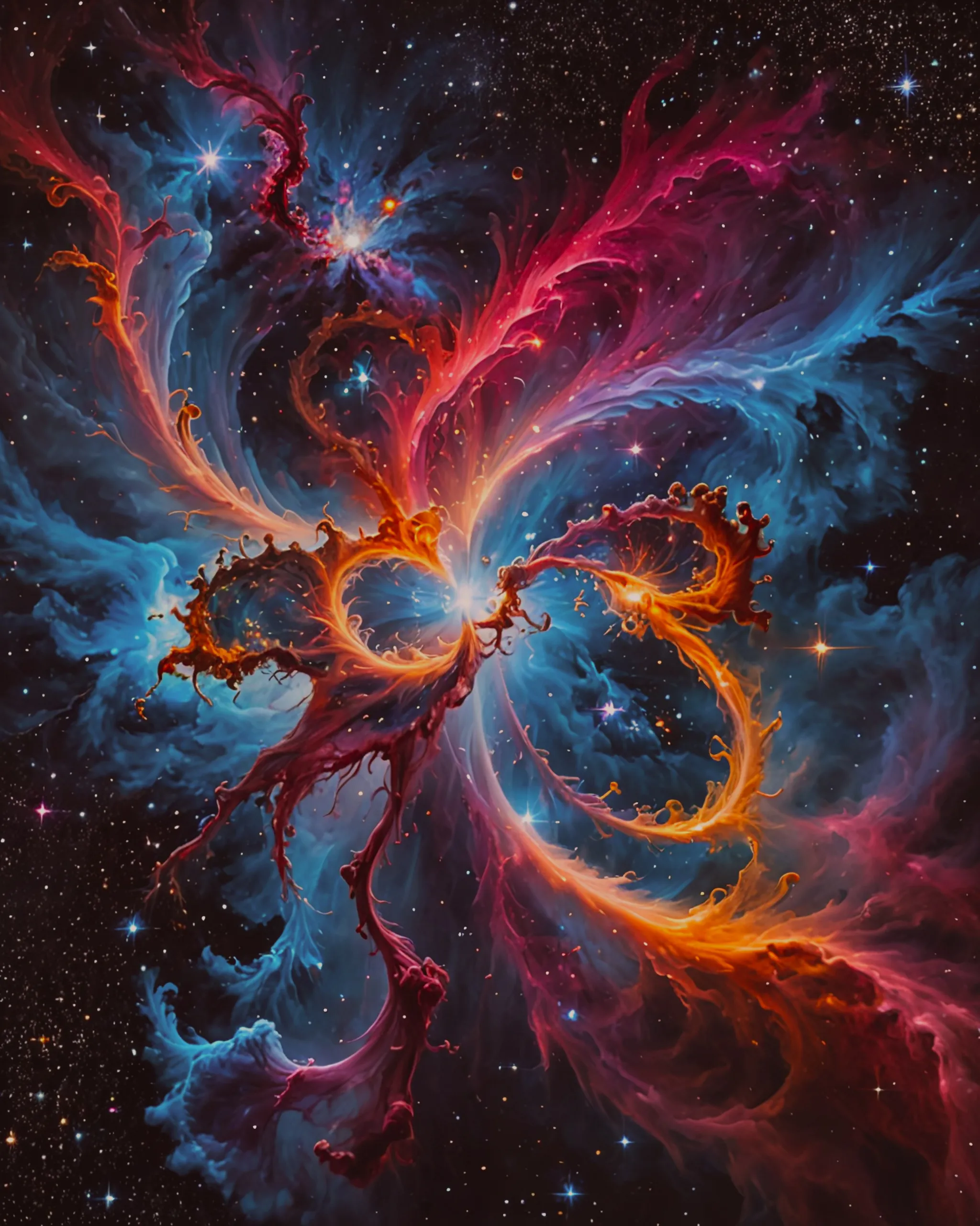 A Beautiful Nebula that very at - Free AI Photo Generator - starryai