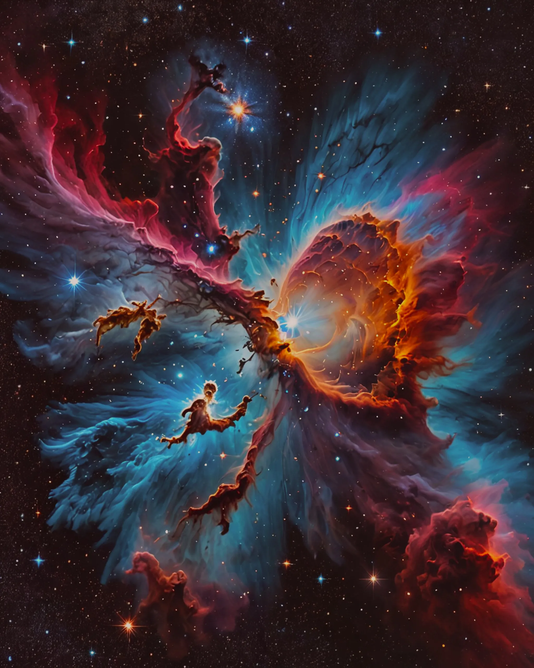 A Beautiful Nebula that very at - Free AI Photo Generator - starryai