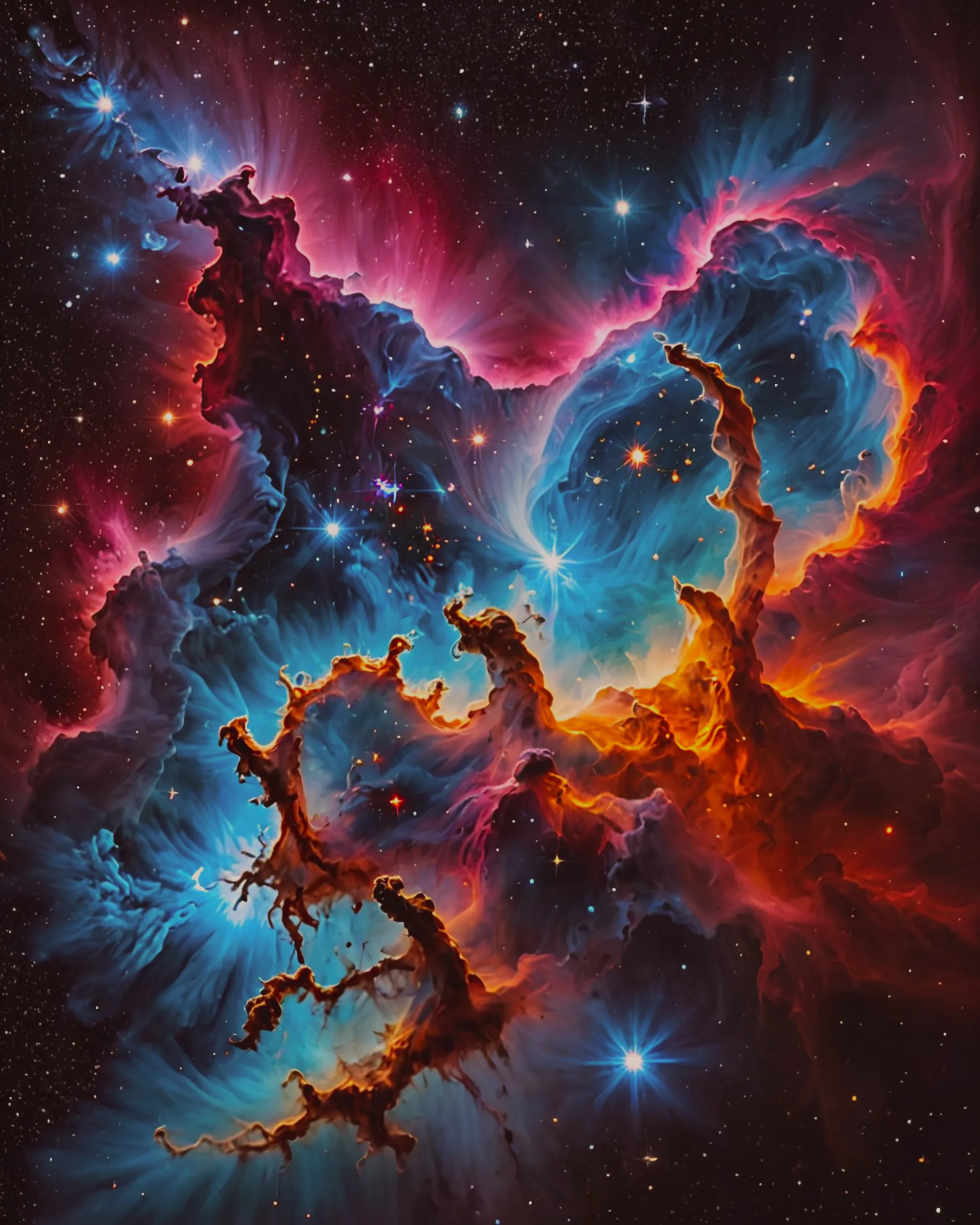 A Beautiful Nebula that very at - Free AI Photo Generator - starryai