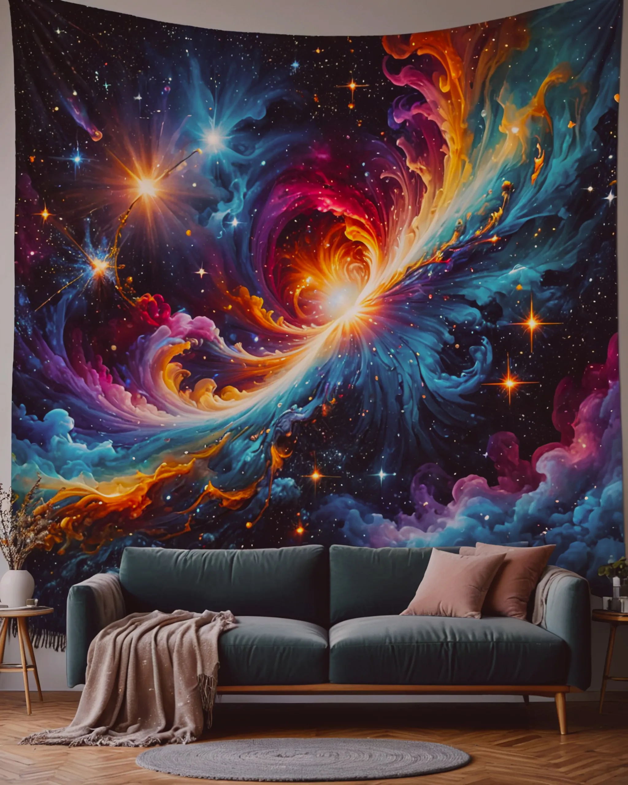 ethereal scene a galaxy being as - Free AI Photo Generator - starryai