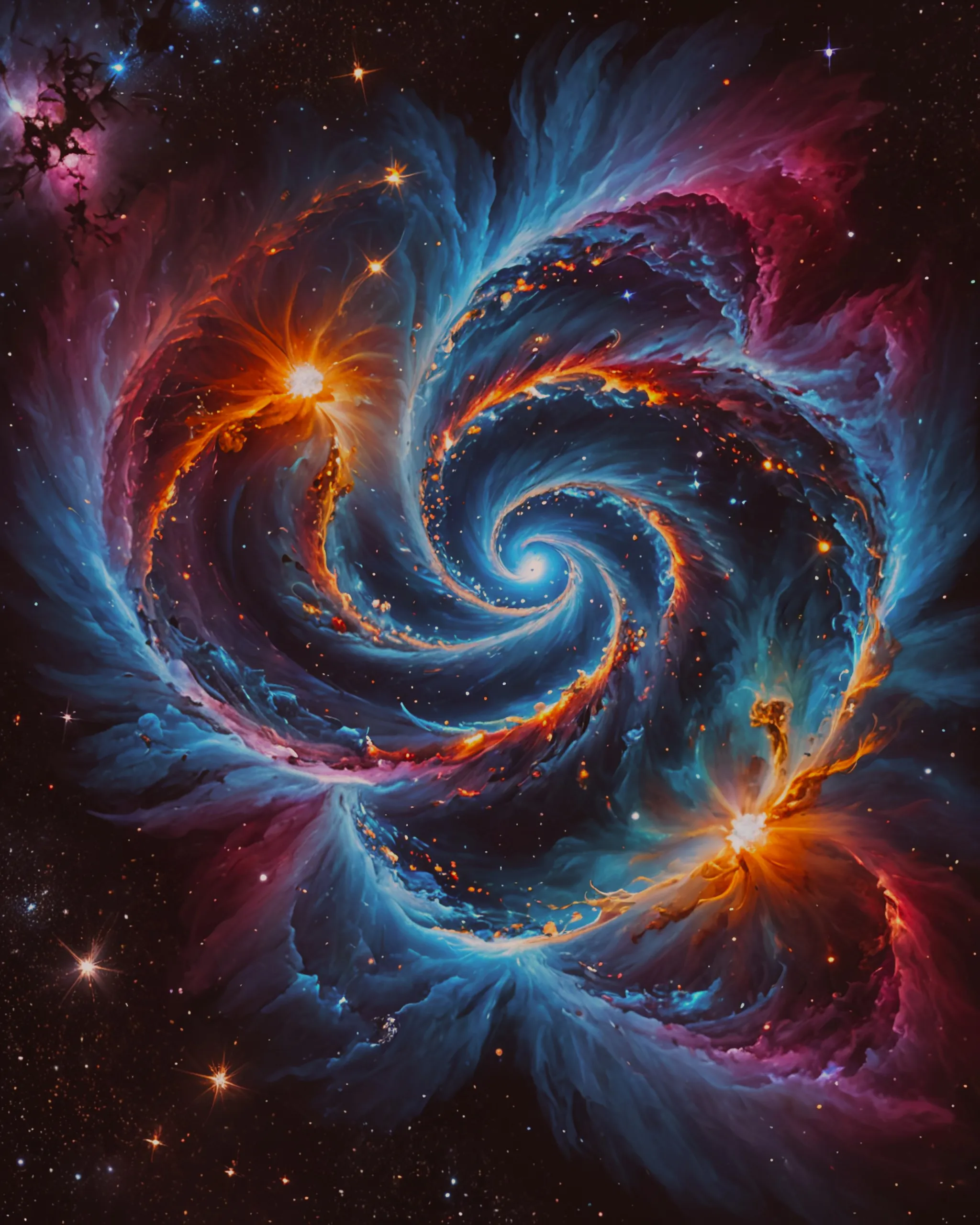 ethereal scene a galaxy being as - Free AI Photo Generator - starryai