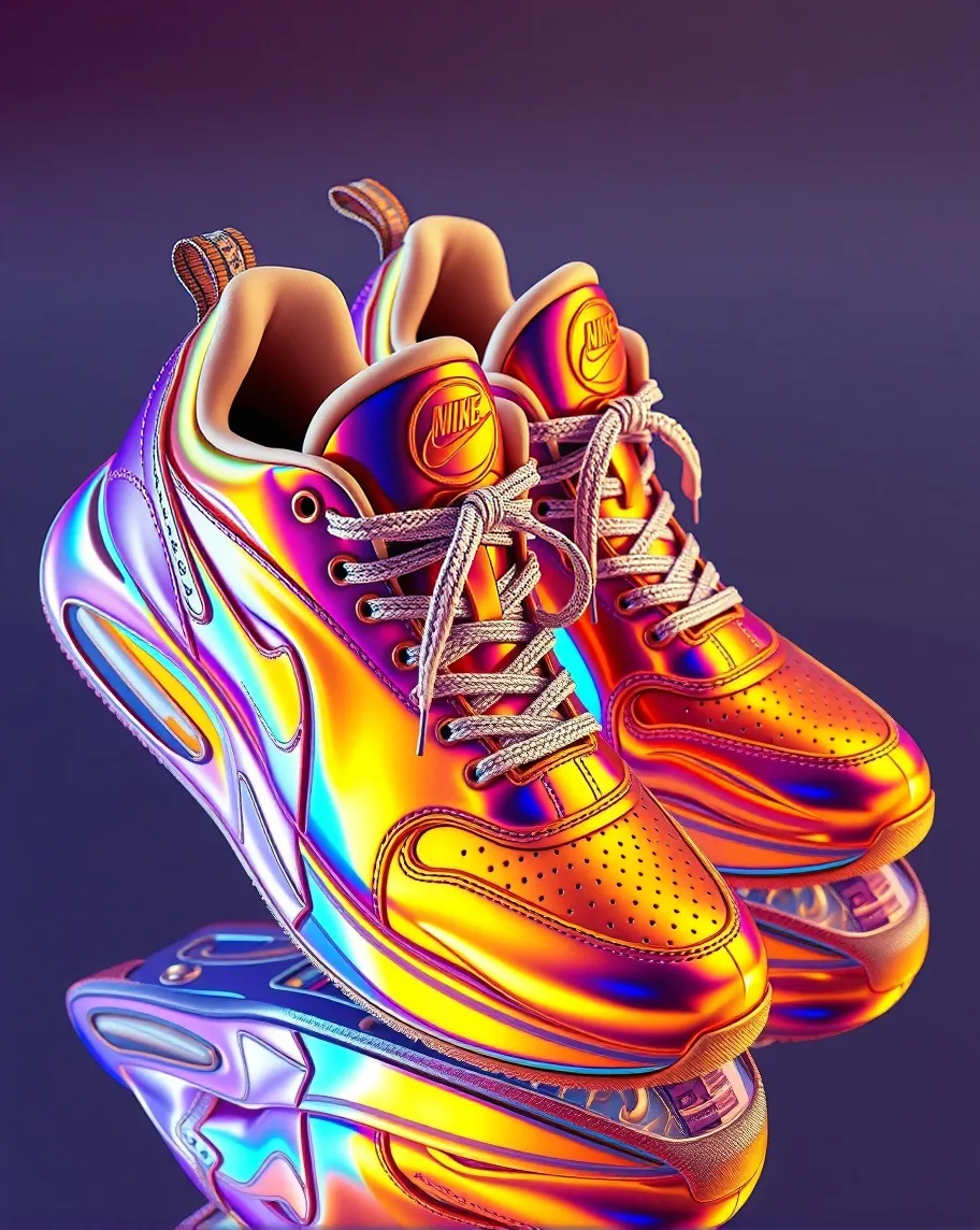 A 3D sneaker inspire by emotion style 