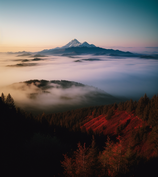 a magic landscape - Free AI Photo Generator - starryai