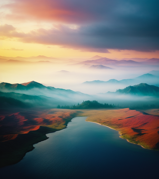 a magic landscape - Free AI Photo Generator - starryai