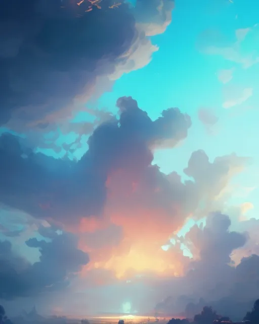Look into clouds dream - Free AI Photo Generator - starryai