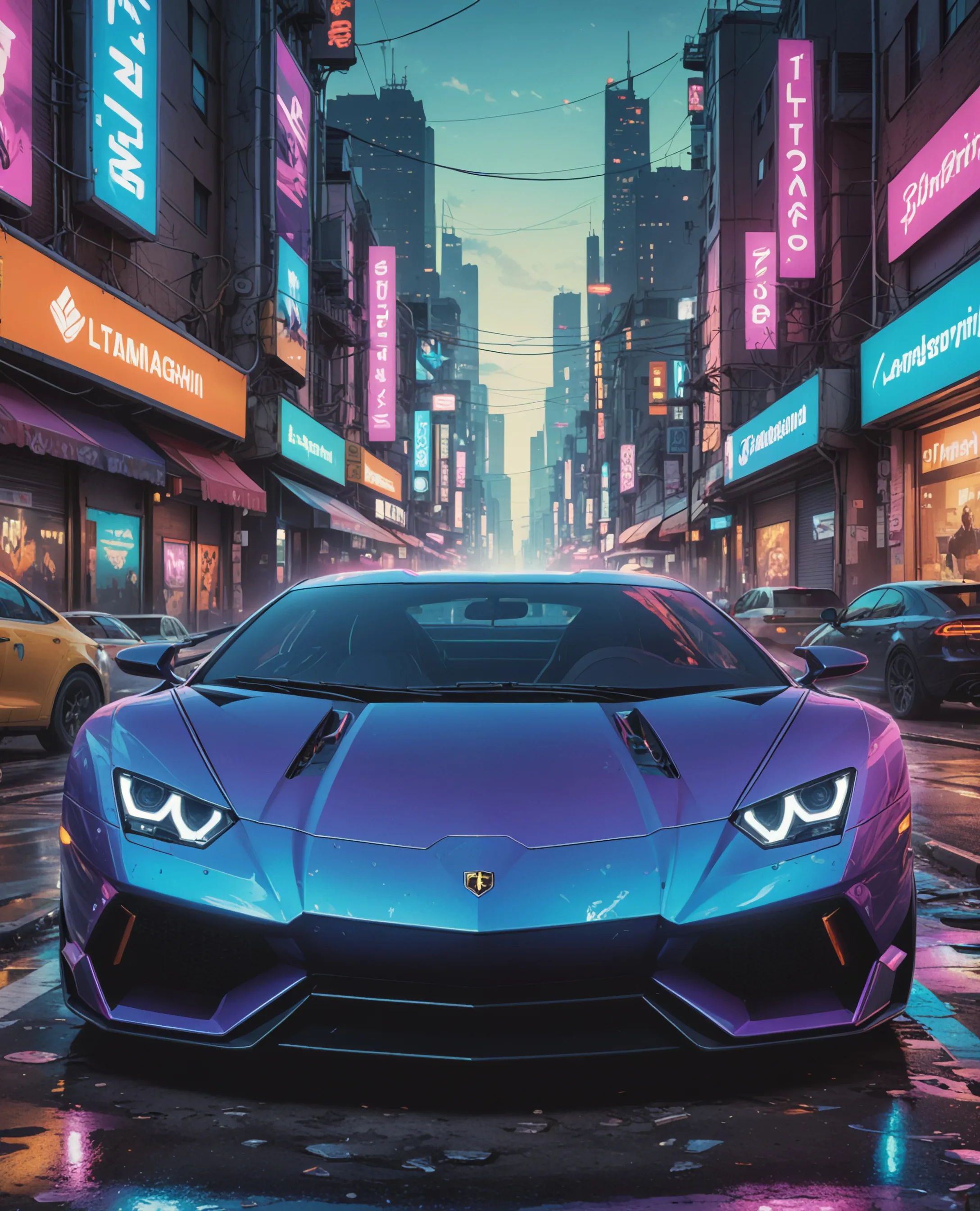 A Lamborghini in the future