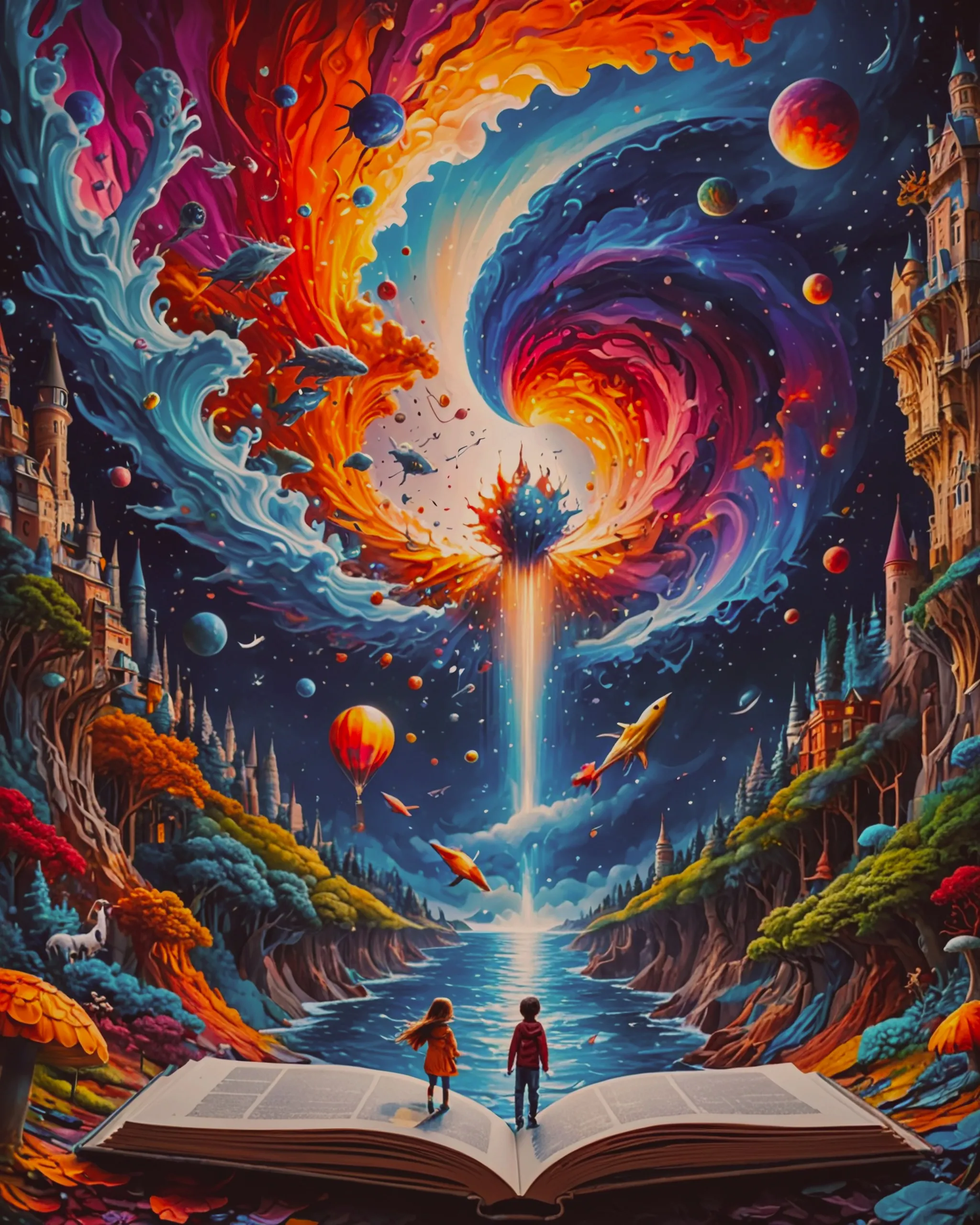 Masterpiece, a world imagination - Free AI Photo Generator - starryai