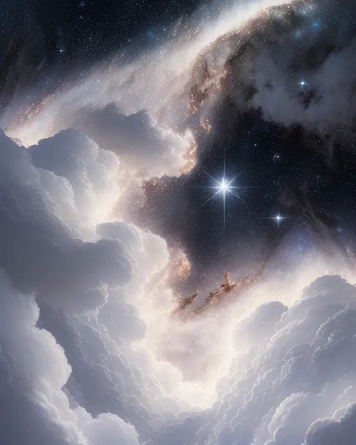 White Nebula - Free AI Photo Generator - starryai