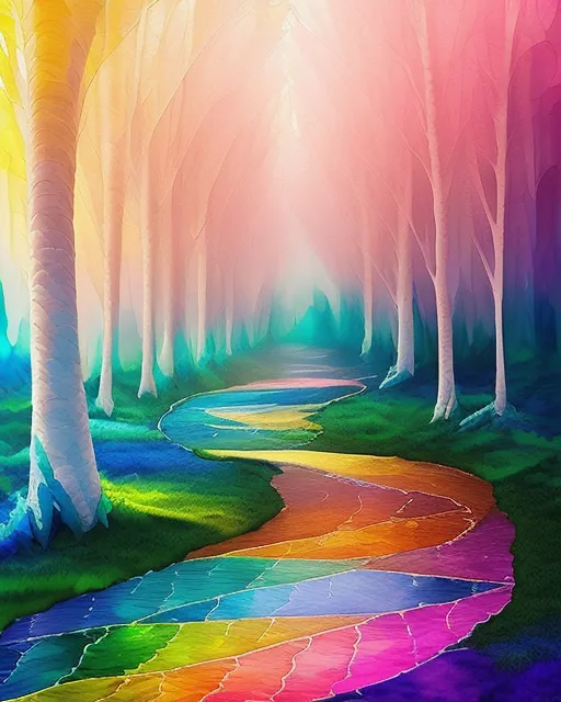 Enter Brush Realm, where reality - Free AI Photo Generator - starryai