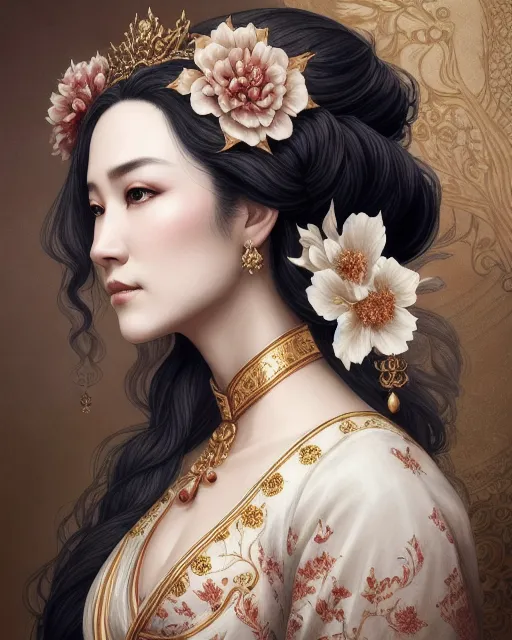 Asian Princess - AI Photo Generator - starryai