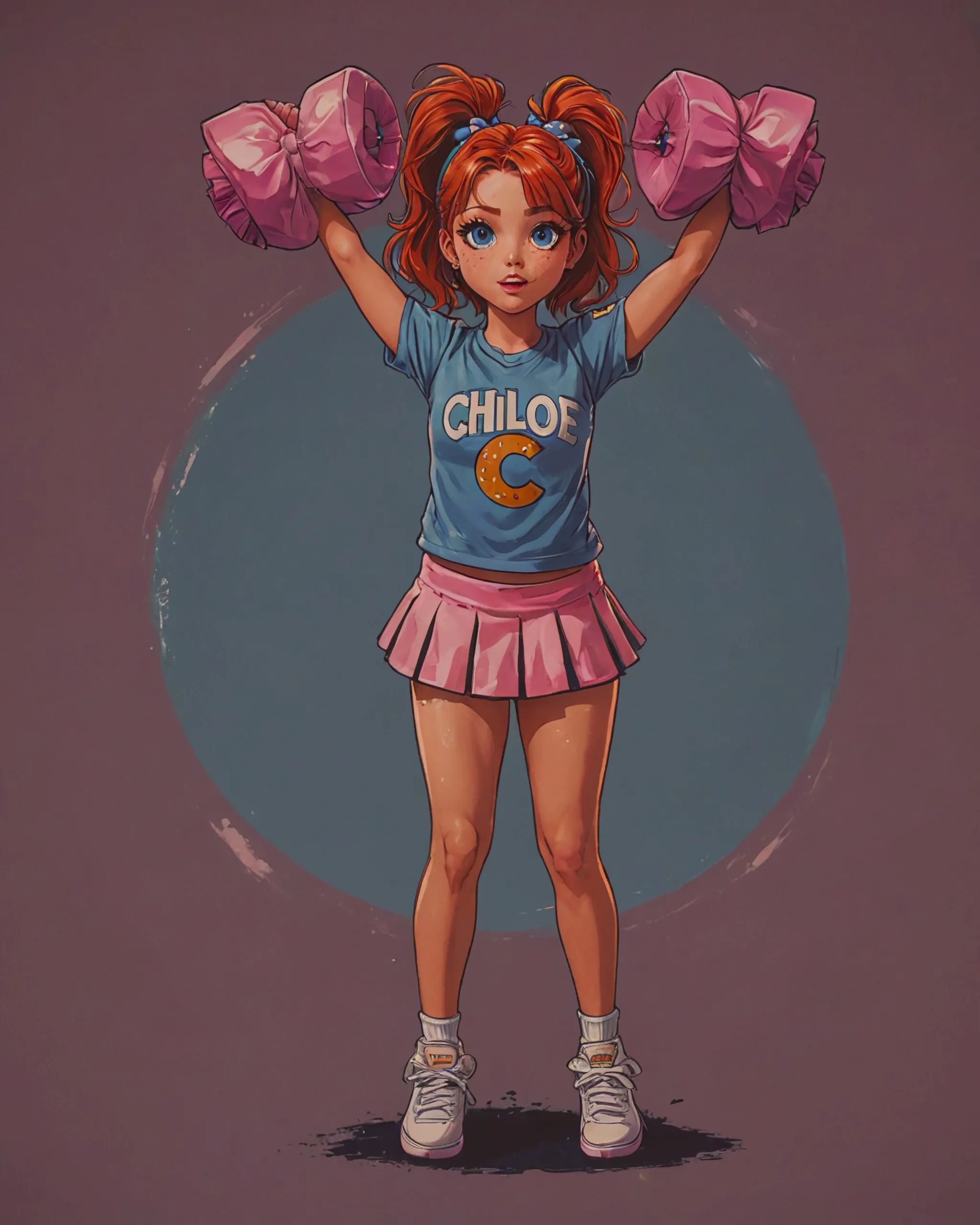 Cheerleader T-shirt Logo