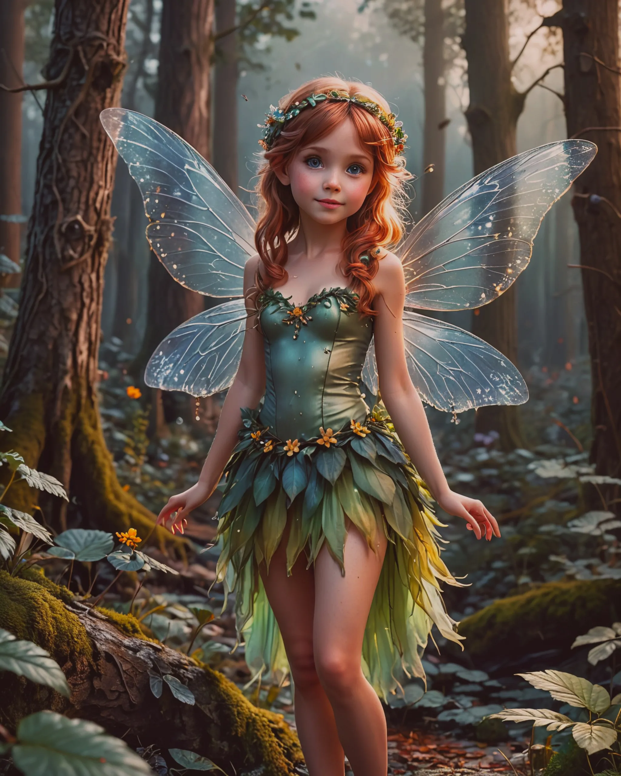 A cute fairy woods - Free AI Photo Generator - starryai
