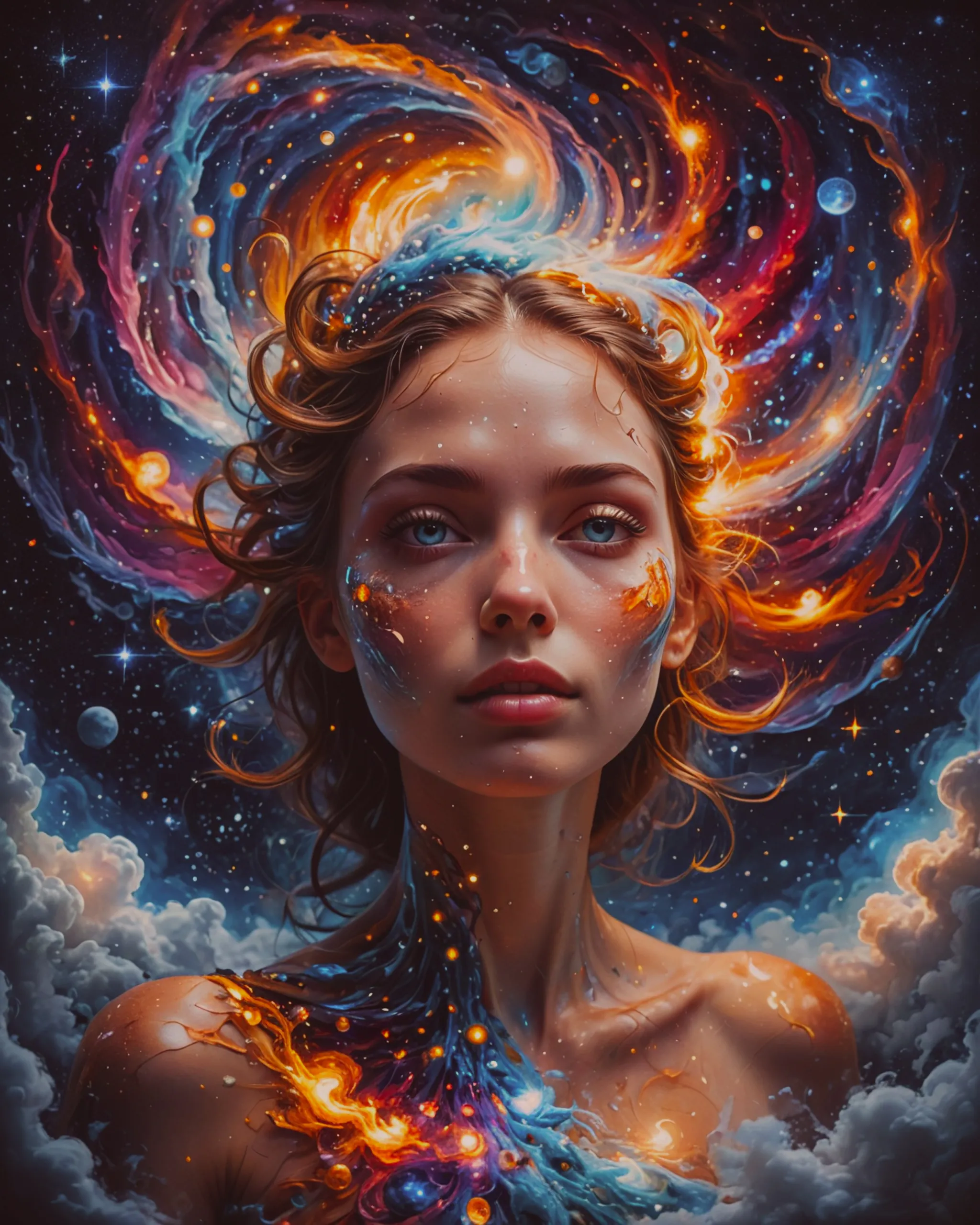 Imagine wombs as a galaxy full - Free AI Photo Generator - starryai